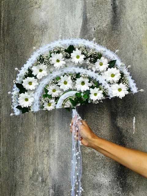 Bouquet mariage éventail