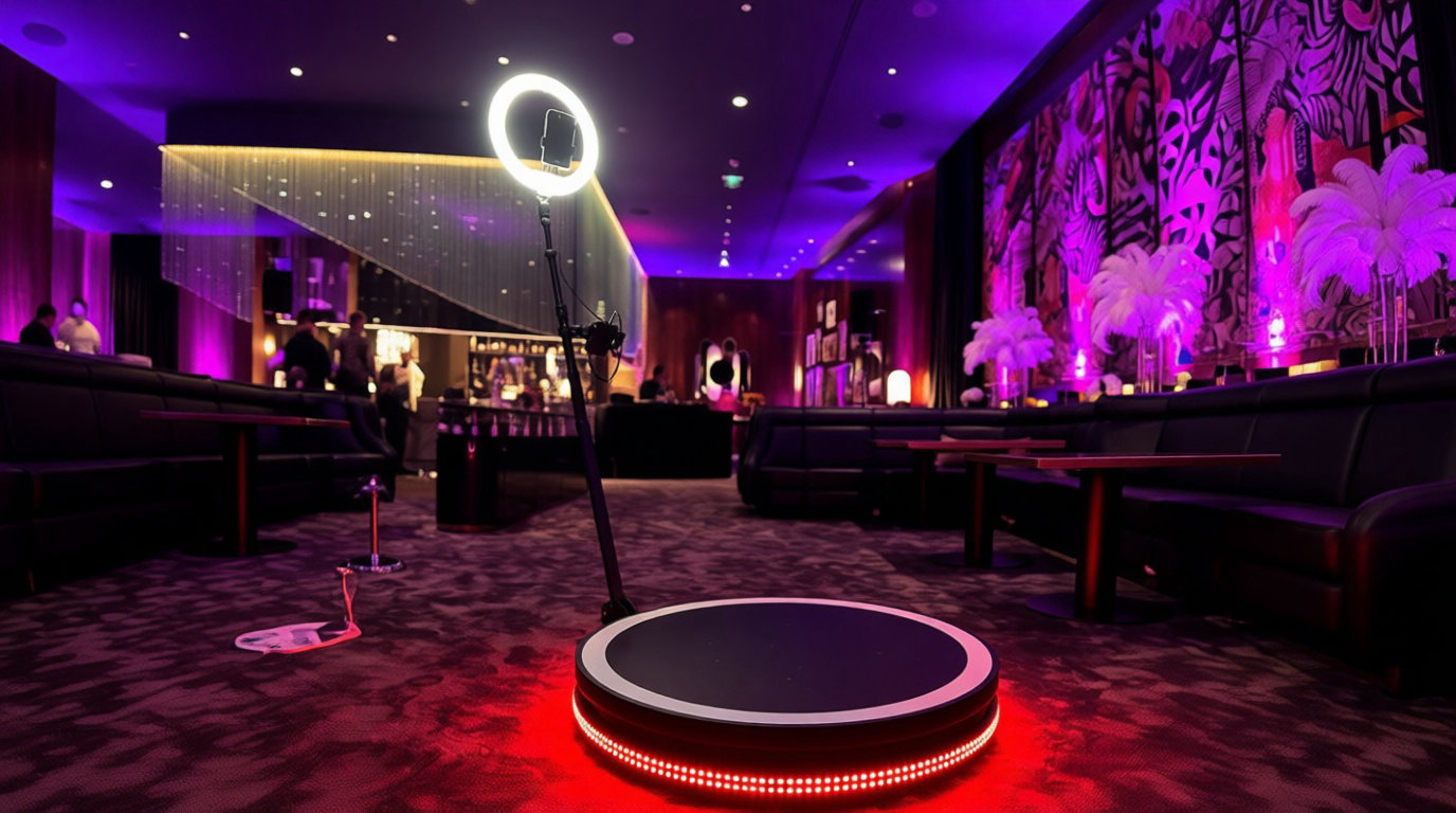 Photobooth 360 mariage : l'animation vidéo incontournable 1 Photobooth 360 mariage : le secret d'une ambiance réussie